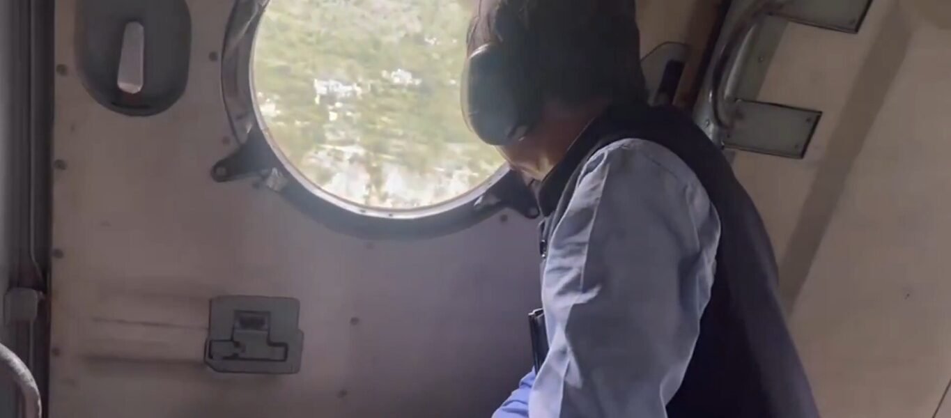 Himachal Pradesh CM Sukhwinder Singh Sukhu conducted an aerial survey of the damage caused by the floods