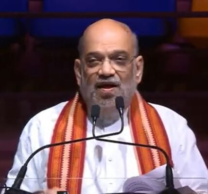 Home Minister Amit Shah today inaugurated the Veer Savarkar Sports Complex built at a cost of Rs 825 crore in Ahmedabad