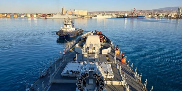 INS Trikand reaches Limassol, Cyprus as part of deployment in the Mediterranean Sea