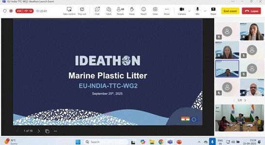 India-EU Ideathon launched to combat marine plastic waste