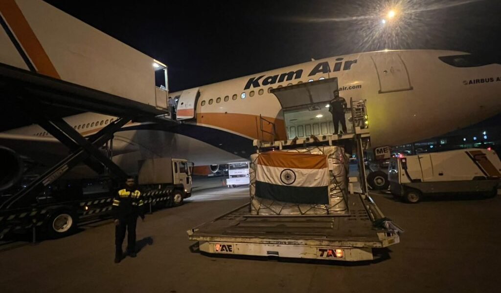 India delivers 21 tonnes of relief material to Kabul
