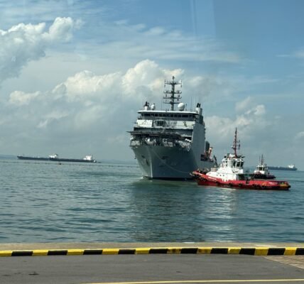 Indian Naval Ship Nistar arrived at Changi Naval Base, Singapore to participate in Exercise Pacific Reach 2025