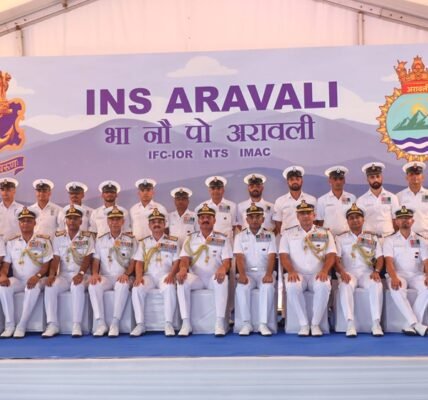 Indian Navy commissions INS Aravali in Gurugram
