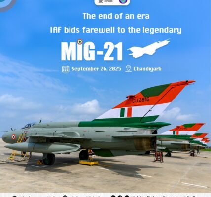 MiG-21 fighter aircraft to be retired from Air Force today after 62 years of service