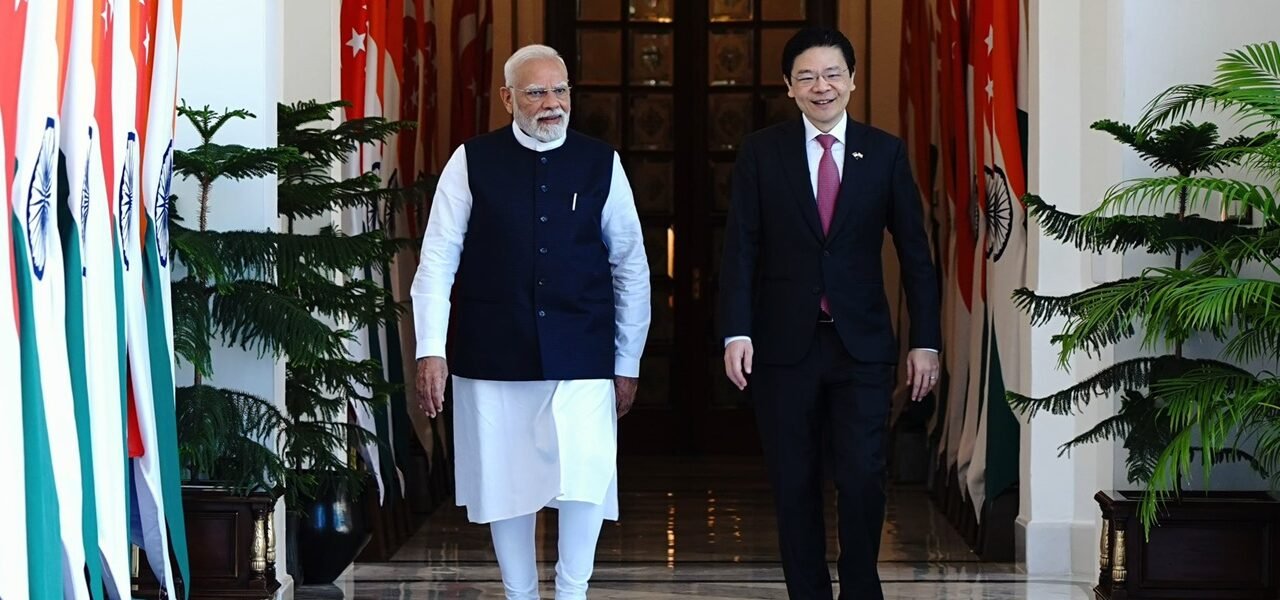 PM Modi holds delegation level talks with Singapore PM Lawrence Wong