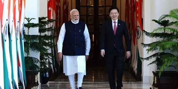 PM Modi holds delegation level talks with Singapore PM Lawrence Wong