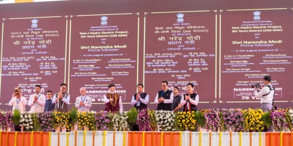 PM Modi launches several development projects worth over Rs 5,100 crore in Arunachal Pradesh