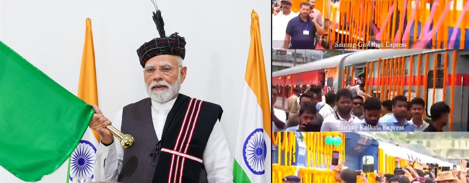 PM Modi lays foundation stone for several development projects worth over Rs 7,300 crore in Churachandpur, Manipur