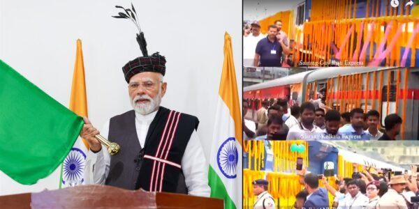 PM Modi lays foundation stone for several development projects worth over Rs 7,300 crore in Churachandpur, Manipur