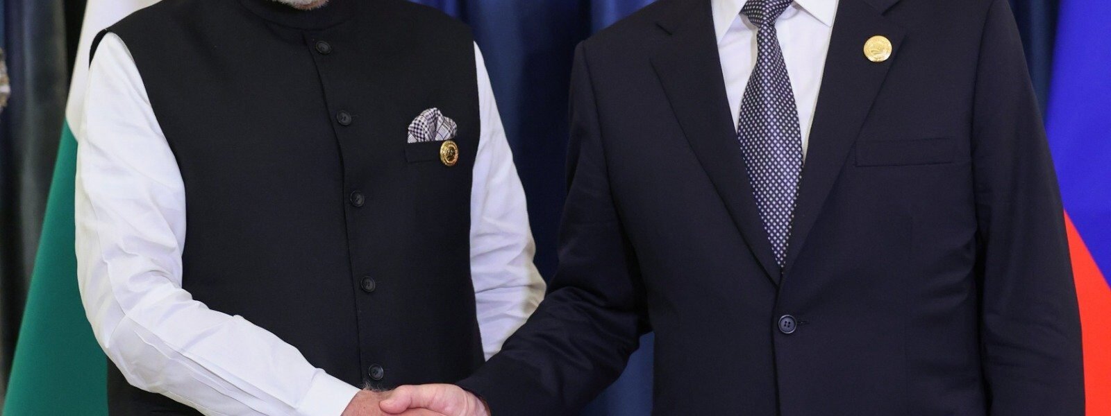 PM Modi meets Russian President Vladimir Putin on the sidelines of the SCO Summit in Tianjin, China