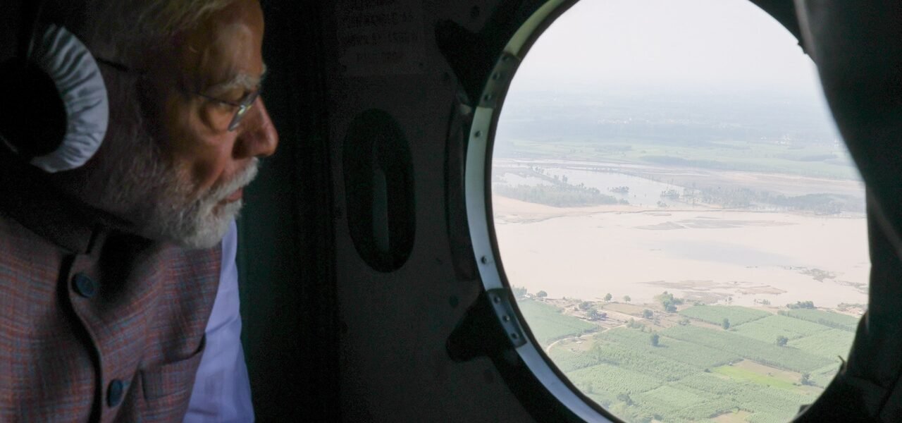 PM Modi review of the floods in Punjab