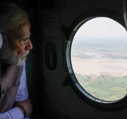 PM Modi review of the floods in Punjab