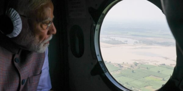 PM Modi review of the floods in Punjab