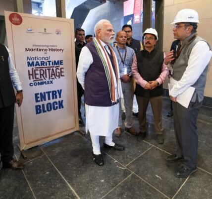 PM Modi reviews progress of National Maritime Heritage Complex at Lothal