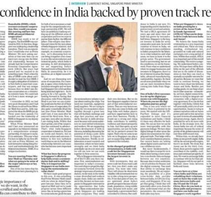 PM Modi thanks Singapore PM Lawrence Wong for his trust in India