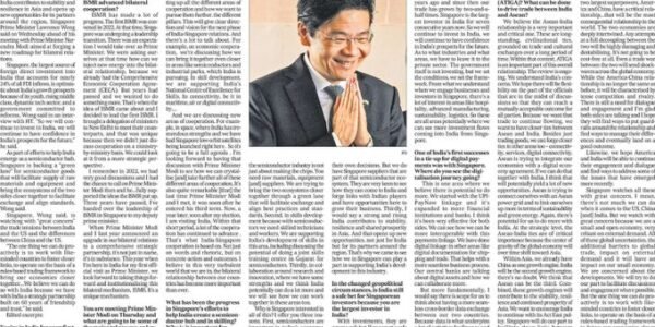 PM Modi thanks Singapore PM Lawrence Wong for his trust in India