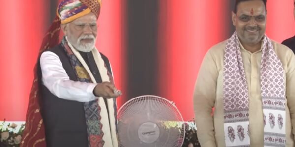PM Modi today laid the foundation stone of the Mahi Banswara Rajasthan Atomic Power Project