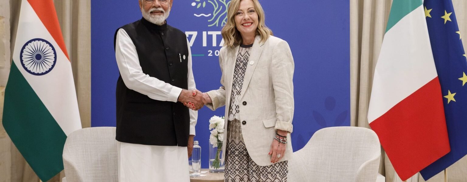 PM Narendra Modi had a phone conversation with the Prime Minister of Italy Giorgia Meloni