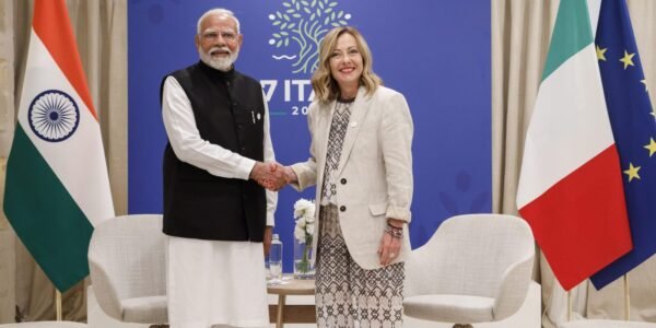 PM Narendra Modi had a phone conversation with the Prime Minister of Italy Giorgia Meloni