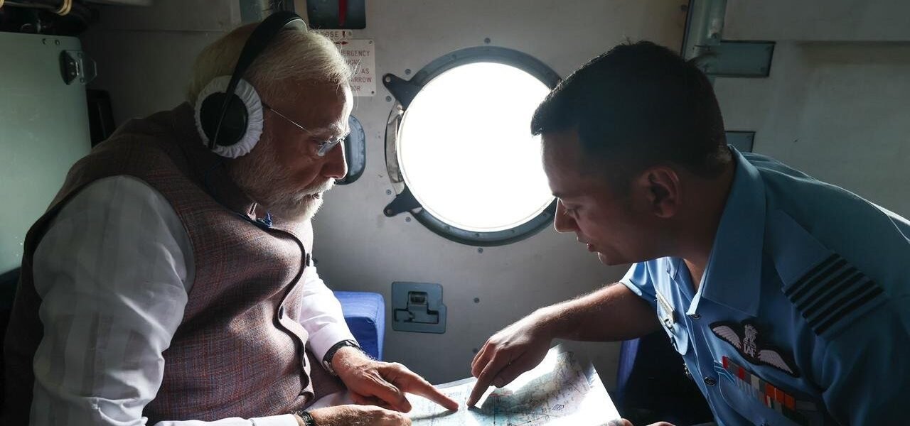 PM Narendra Modi reviews the flood situation in Himachal Pradesh and Punjab