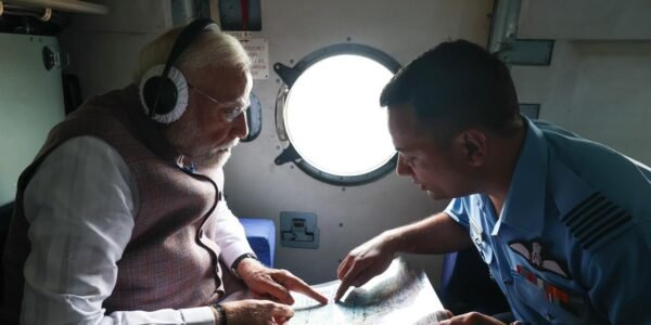 PM Narendra Modi reviews the flood situation in Himachal Pradesh and Punjab