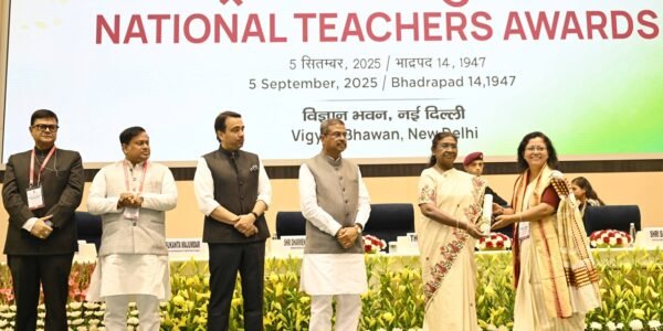 President Draupadi Murmu presented national awards