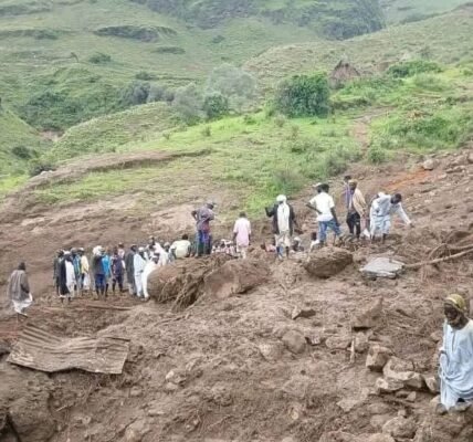 landslide in western region of Sudan