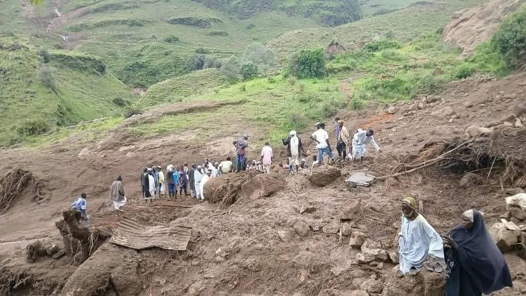 landslide in western region of Sudan