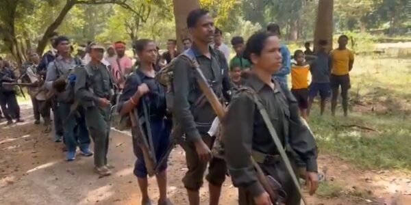 21 Naxalites surrender in Kanker district of Chhattisgarh