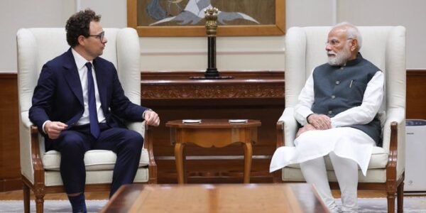 Anthropic CEO Dario Amodei met PM Narendra Modi in New Delhi today