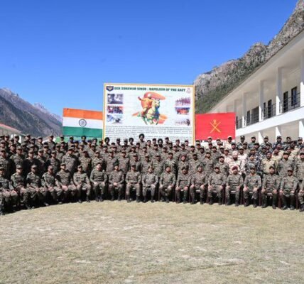 Army Chief visits forward areas in Central Sector to assess operational preparedness and review progress of community activities