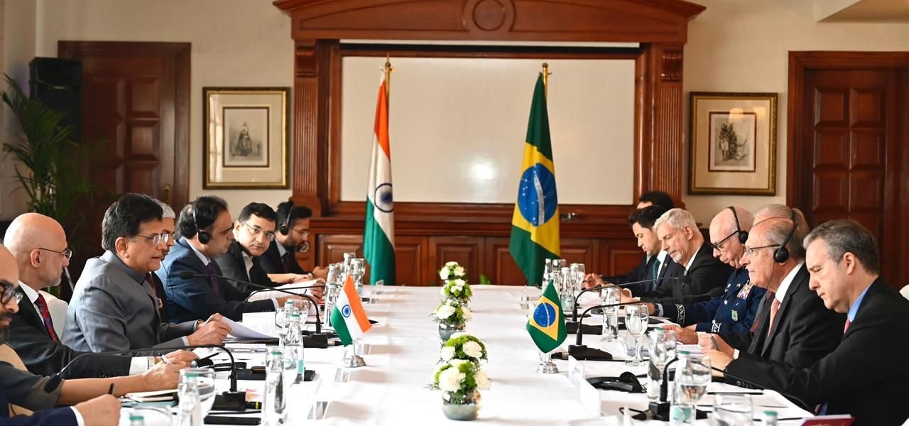 Brazilian Vice President Geraldo Alckmin, Defence Minister Jose Músio Monteiro Filho and Union Commerce and Industry Minister Piyush Goyal addressed the India-Brazil Trade Dialogue