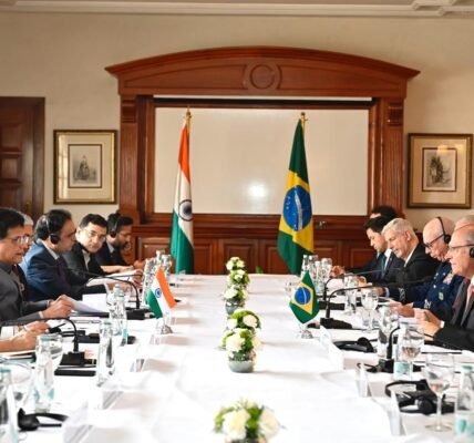 Brazilian Vice President Geraldo Alckmin, Defence Minister Jose Músio Monteiro Filho and Union Commerce and Industry Minister Piyush Goyal addressed the India-Brazil Trade Dialogue