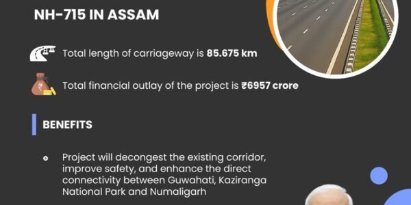 Cabinet approves widening and 4-laning of existing Kaliabor-Numaligarh section of NH-715 in Assam
