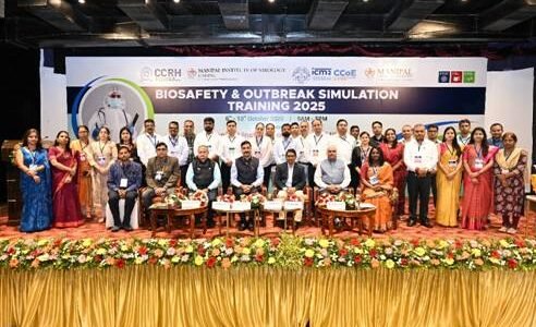 Central Council for Research in Homoeopathy and Manipal Academy of Higher Education join hands to strengthen public health preparedness through a partnership in biosafety training and research