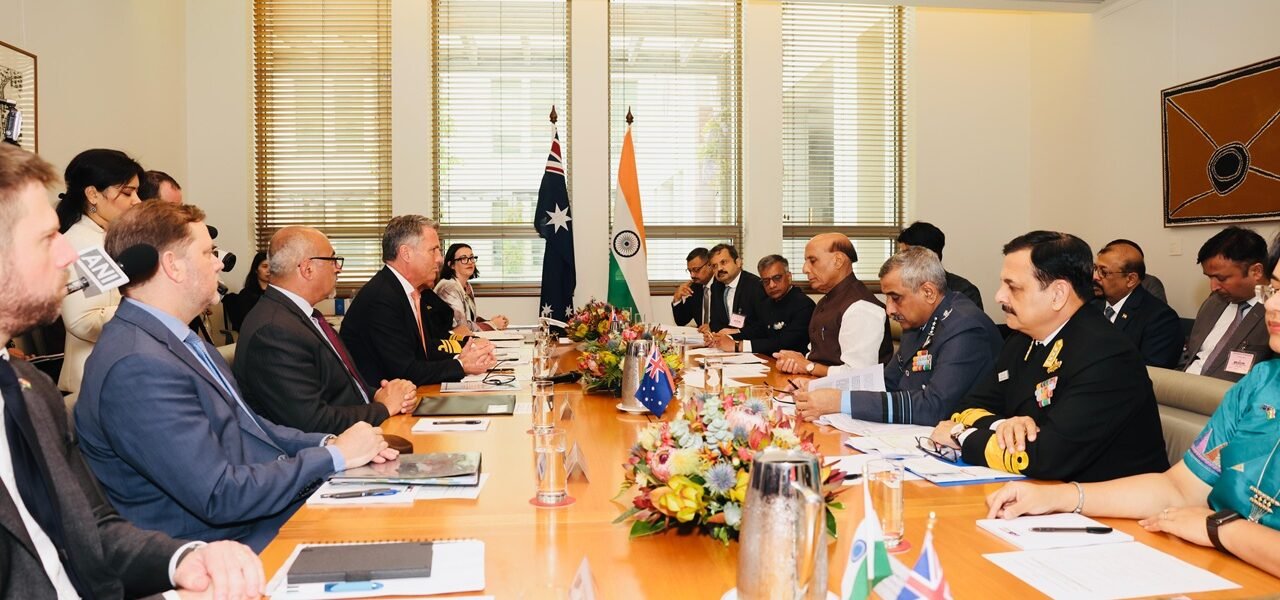 Defence Minister Rajnath Singh held a bilateral meeting with his Australian counterpart in Canberra
