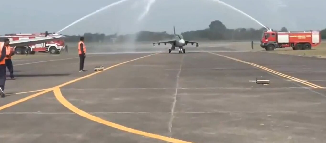Defence Minister Rajnath Singh unveiled the first Tejas LCA Mk-1A fighter aircraft from HAL new manufacturing facility in Nashik.