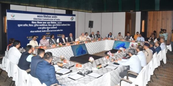 Election Commission holds meetings with senior officials in capital Patna for free, fair and peaceful assembly elections in Bihar
