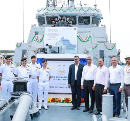 First Anti-Submarine Warfare Shallow Water Craft Mahe built