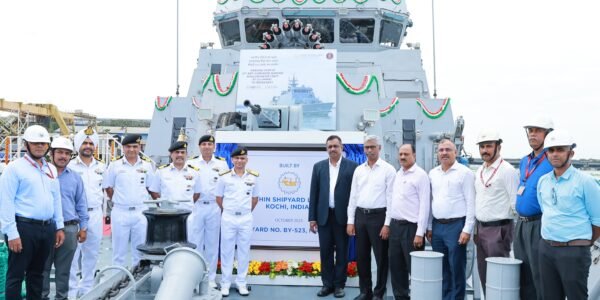 First Anti-Submarine Warfare Shallow Water Craft Mahe built