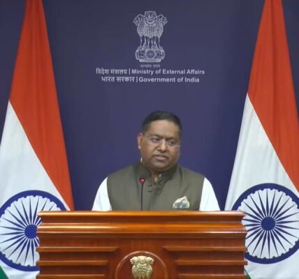 Foreign Ministry spokesperson Randhir Jaiswal expressed concern over the army action in PoK.