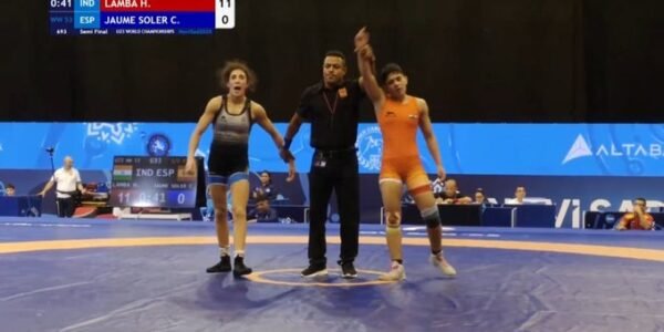 Hansika Lamba and Sarika Malik won silver medals at the Under-23 World Wrestling Championships in Serbia
