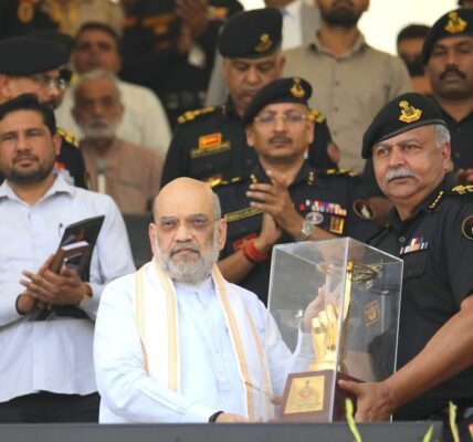 Home Minister Amit Shah addressed the 41st Raising Day celebrations of the NSG in Gurugram and also performed the bhoomi pujan of the Special Operations Training Centre (S.O.T.C.) complex.