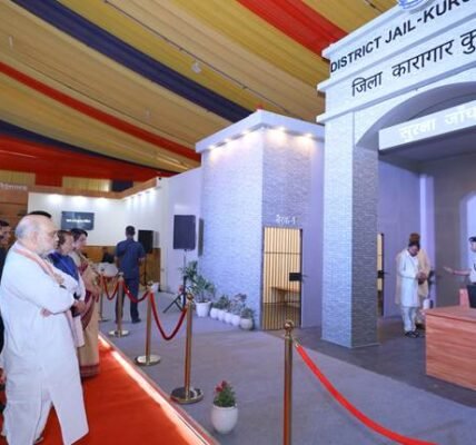 Home Minister Amit Shah inaugurated and laid the foundation stone of various development works of the Haryana Government worth approximately Rs 900 crore.