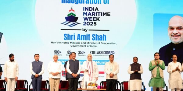 Home Minister Amit Shah inaugurated the India Maritime Week - 2025 in Mumbai today