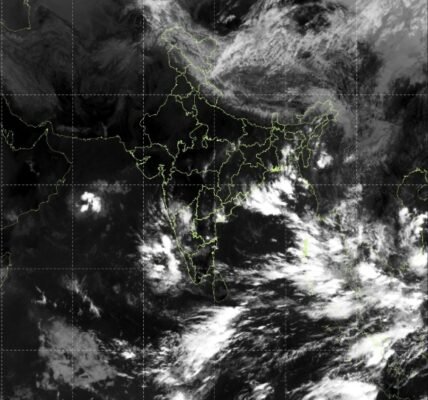 IMD predicted an increase in rainfall over the southern peninsula in the next three to four days.