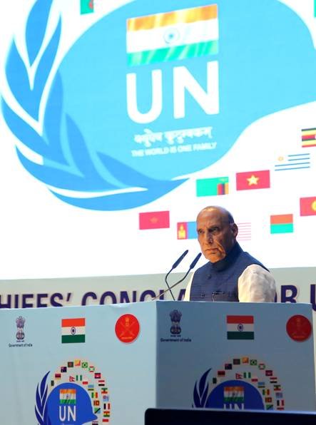 India has always been involved in UN peacekeeping operations to maintain international peace and security Defence Minister Rajnath Singh