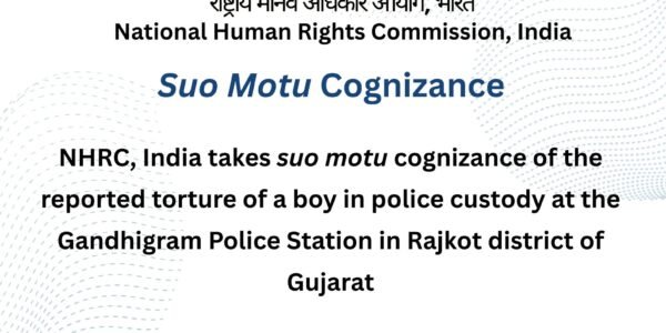 NHRC takes suo motu cognizance of the alleged torture of a boy in police custody at Gandhigram Police Station