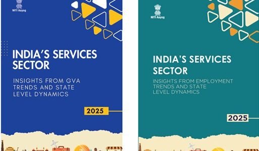 NITI Aayog released two reports on the countrys services sector
