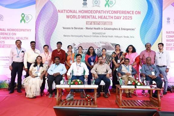 National Institute of Mental Health Research organised a two-day National Homeopathy Conference on the occasion of World Mental Health Day 2025